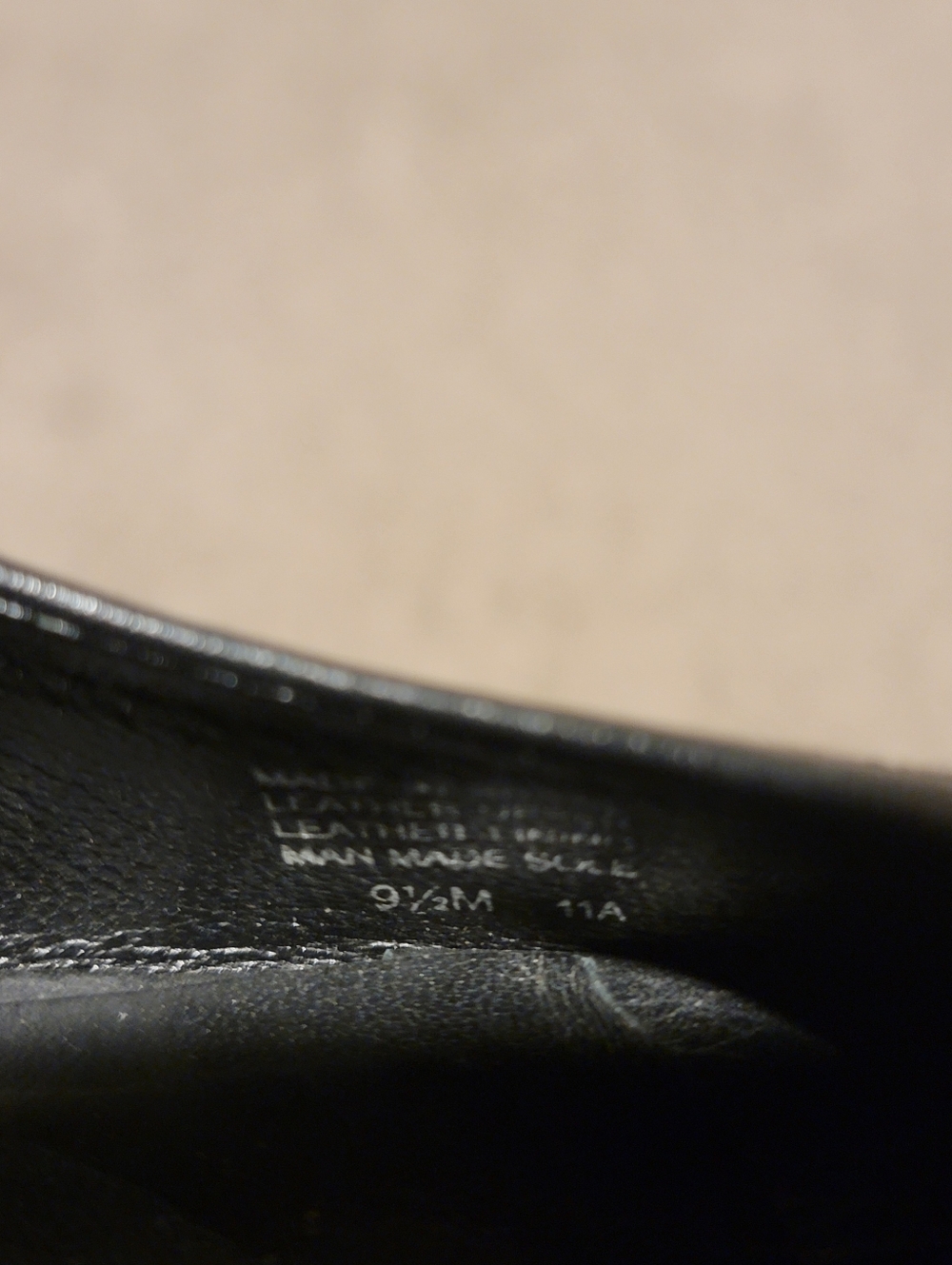 Tory Burch Sally 2 Black Leather Wedges Peep Toe Heels Size 9.5 - Picture 10 of 10